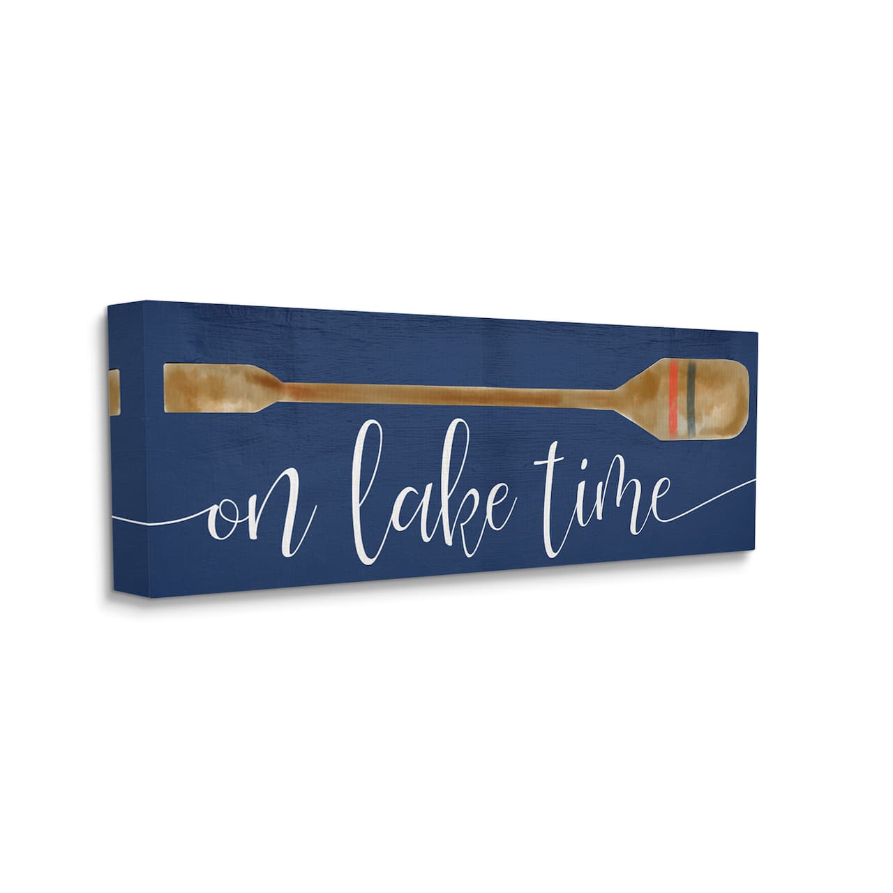 Stupell Industries Blue On Lake Time Canvas Wall Art
